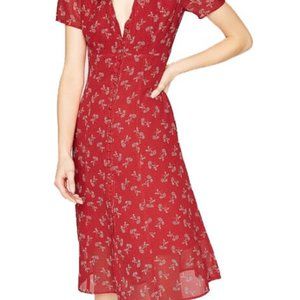 NWT The Kooples Bloom Print Midi Dress